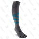 Injinj’si Snow Midweight OTC socks are unique in offering separate slots for all of your toes, which can actually improve your balance on your skis.